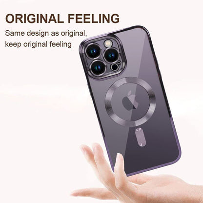 Lens Glass + Magsafe Case for Iphone 17 Pro Max 16 Pro 16E 15 plus 14 13 12 SE 7