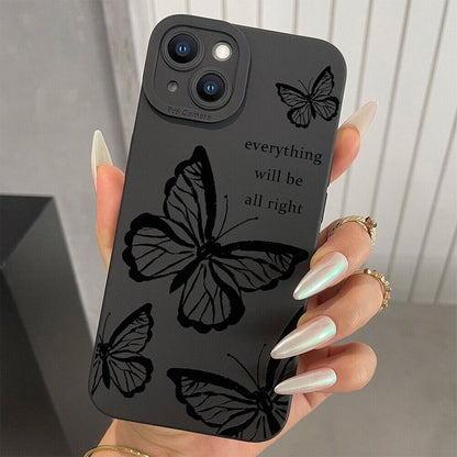 Cool Case for Iphone 16 17 Pro Max 15 14 13 12 Shockproof Silicone Matte Cover