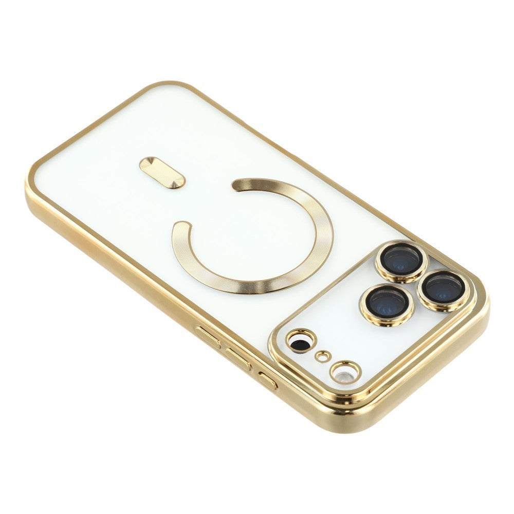 Lens Glass + Magsafe Case for Iphone 17 Pro Max 16 Pro 16E 15 plus 14 13 12 SE 7