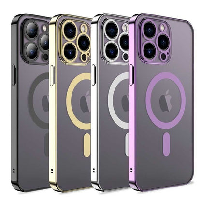 Lens Glass + Magsafe Case for Iphone 17 Pro Max 16 Pro 16E 15 plus 14 13 12 SE 7