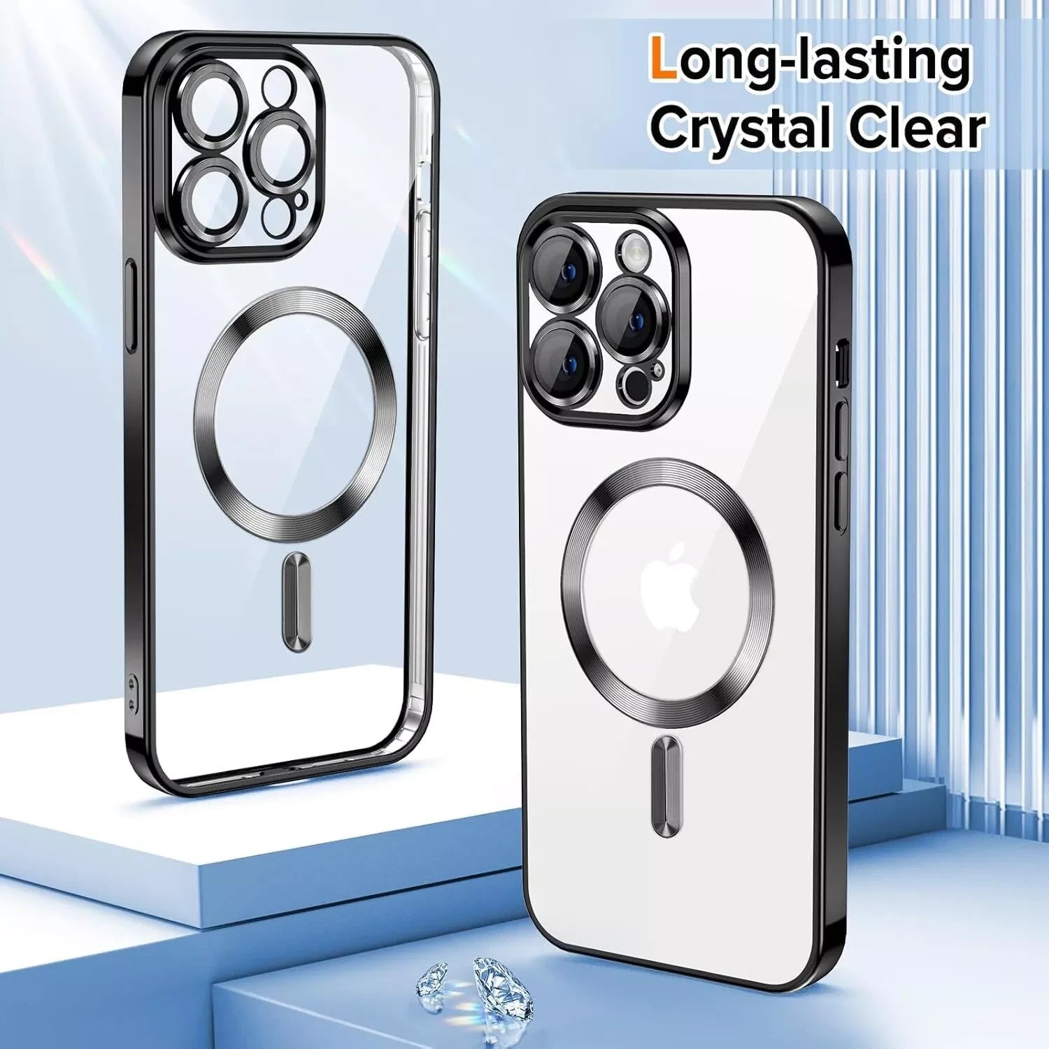 Lens Glass + Magsafe Case for Iphone 17 Pro Max 16 Pro 16E 15 plus 14 13 12 SE 7