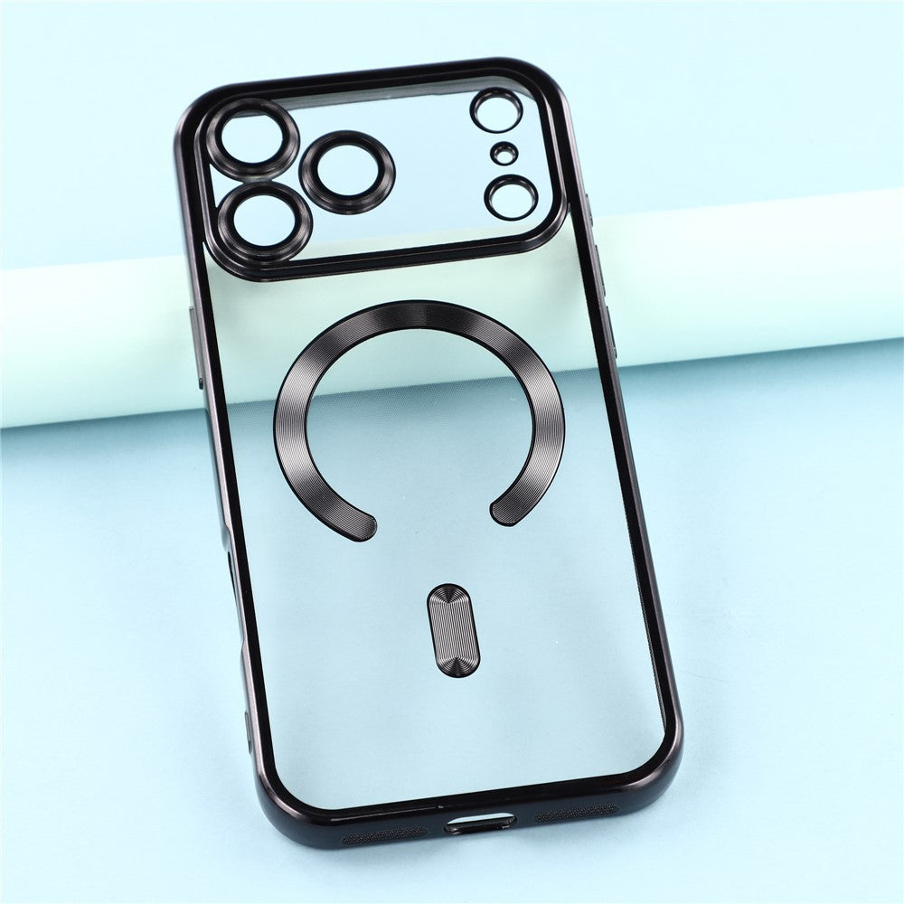Lens Glass + Magsafe Case for Iphone 17 Pro Max 16 Pro 16E 15 plus 14 13 12 SE 7